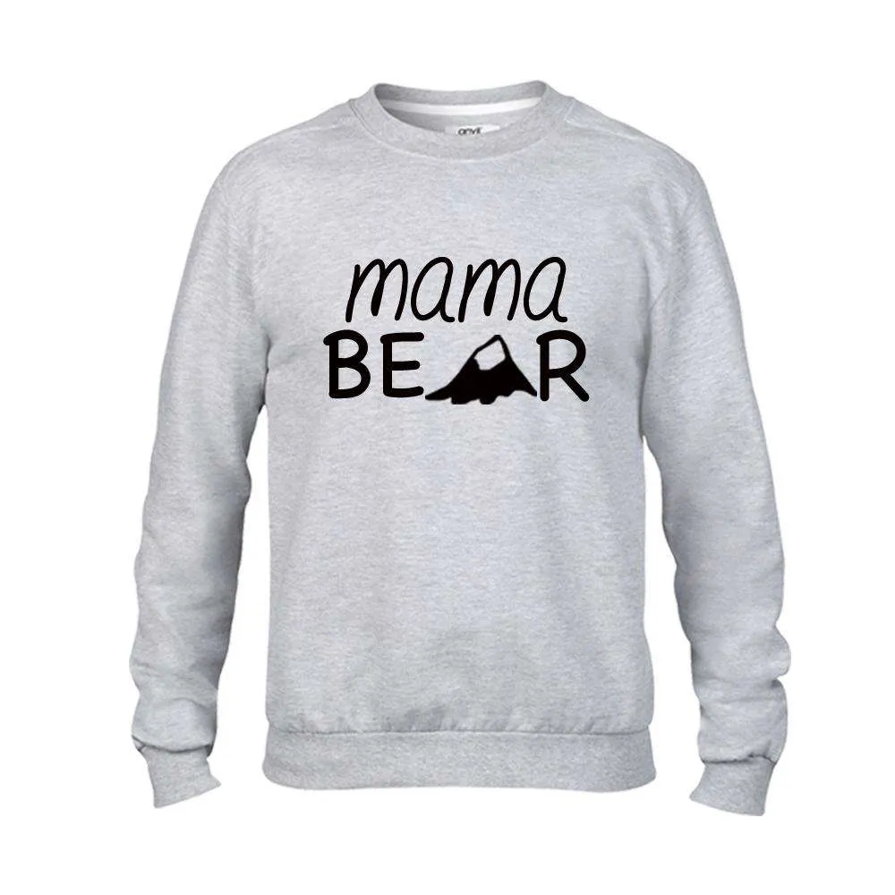 Personalised Matching Bear Family Light Grey Sweaters (MRK X)