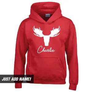 Personalised Moose Christmas Hoodie (MRK X) mens dad clothes online