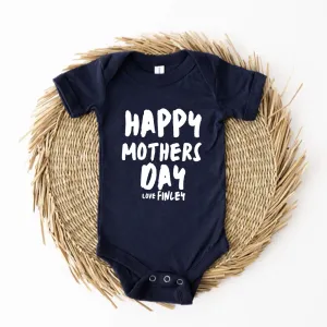Personalised Mother's Day Letter Baby Vest cheap baby clothes online