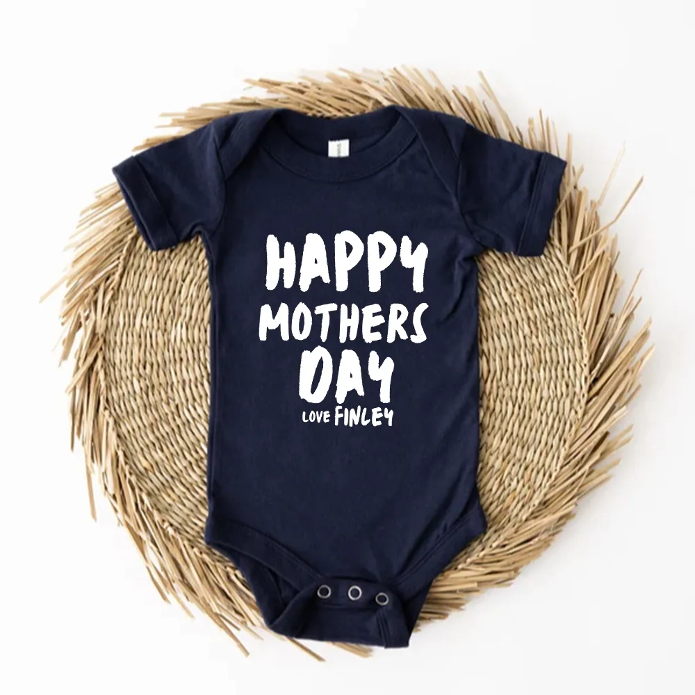Personalised Mother's Day Letter Baby Vest