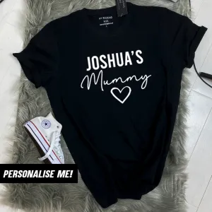 Personalised Mummy Of Big Logo T-Shirt (MRK X) mum blouses clearance