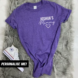 Personalised Mummy Of Small Logo T-Shirt (MRK X) mum blouses clearance
