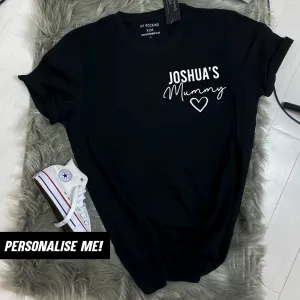 Personalised Mummy Of Small Logo T-Shirt (MRK X) mum blouses clearance