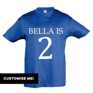 Personalised Name & Year T-Shirt (MRK X) boys clothes cheap sale