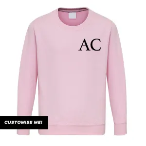 Personalised Oxford Initial Sweatshirt (MRK X) boys fashion clearance