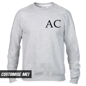 Personalised Oxford Initial Sweatshirt (MRK X) boys apparel promo code