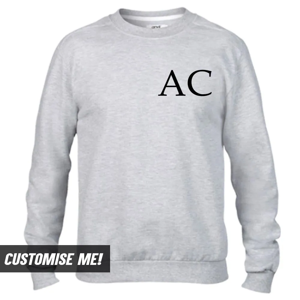 Personalised Oxford Initial Sweatshirt (MRK X) boys apparel promo code