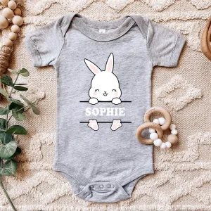 Personalised Pink Easter Bunny Bodysuit cheap baby clothes online