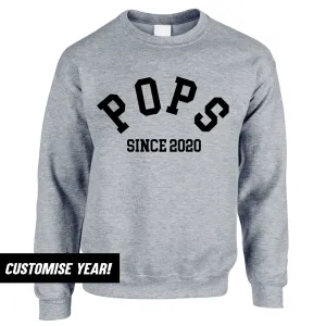 Personalised Pops Since Sweatshirt (MRK X) dad bod shirts discount