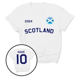Personalised Scotland Supporters T-Shirt daddy outfits clearance