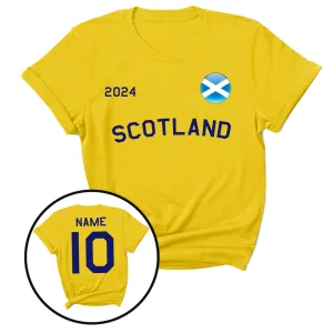 Personalised Scotland Supporters T-Shirt daddy outfits clearance