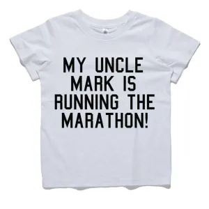 Personalised Uncle Running Marathon Tee (MRK X) Auntie Clothing - auntie fashion outlet