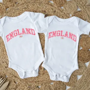 Pink Floral England White Baby Vest cheap baby clothes online