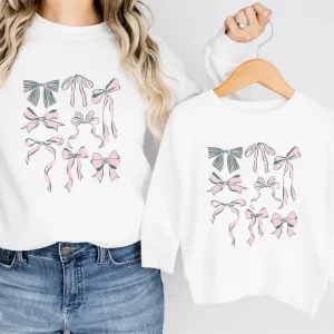 Pink Goes With Green Matching Sweatshirts breastfeeding tops cheap