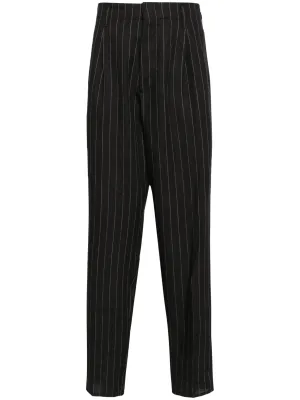 Pinstripe Linen Trousers cheap bottoms online shop