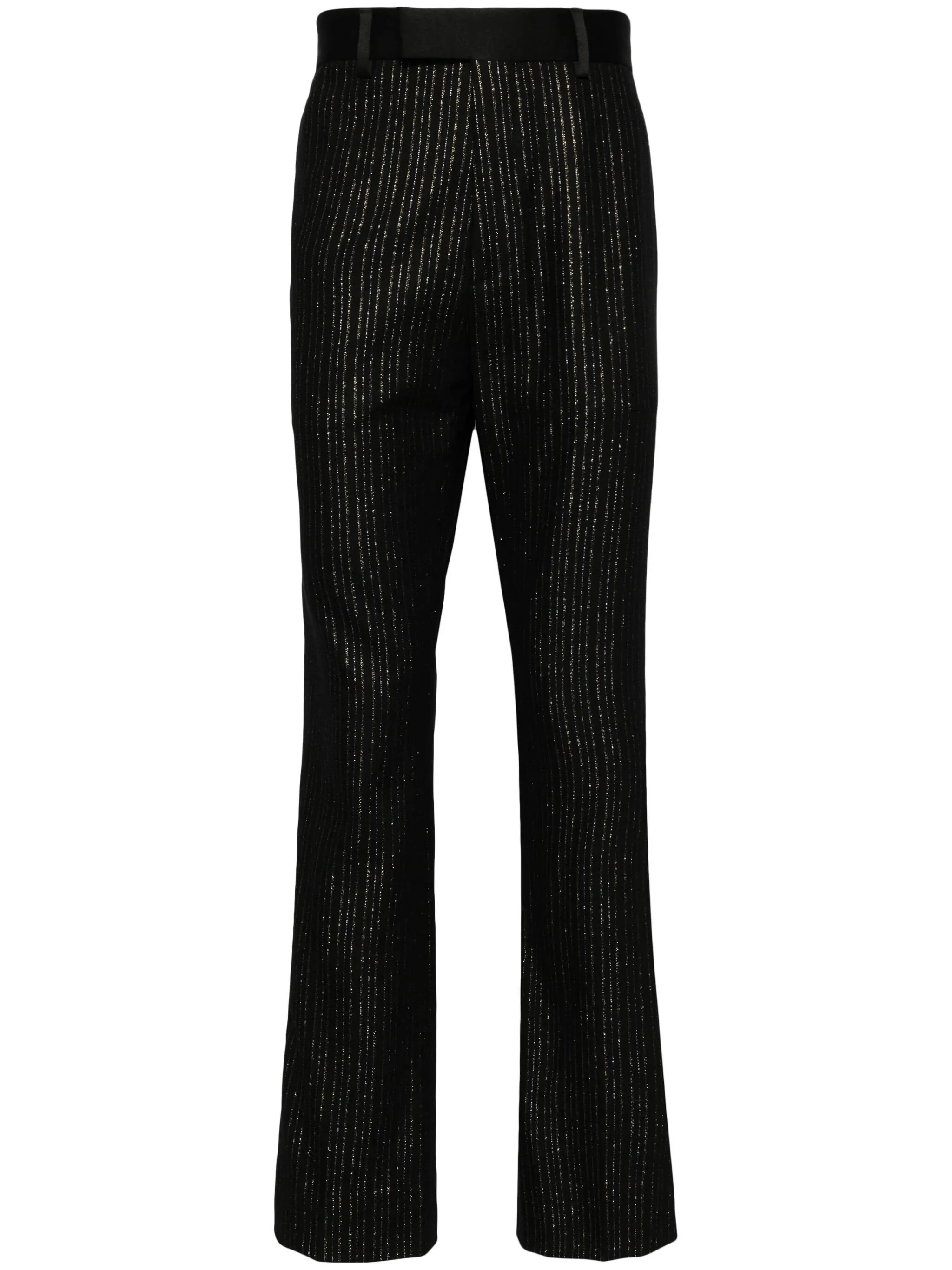 Pinstriped Wool-Blend Trousers cheap bottoms online shop