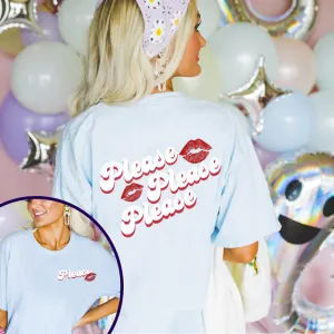 Please Please Please Front & Back Women's Logo T-shirt pregnancy jeans best price