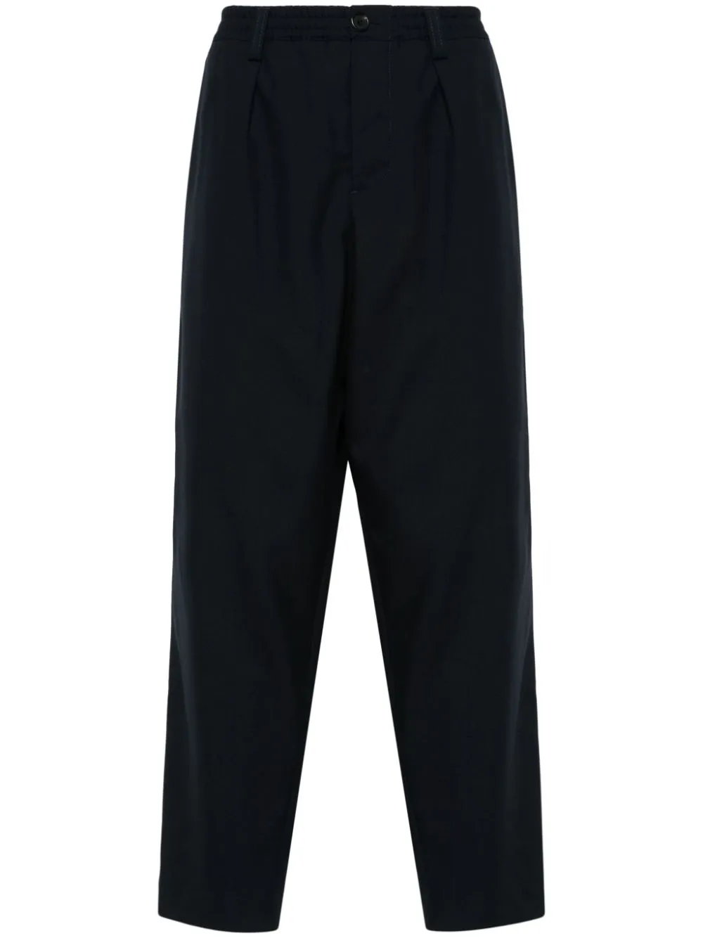 Pleat-Detail Tapered Trousers cheap bottoms online shop