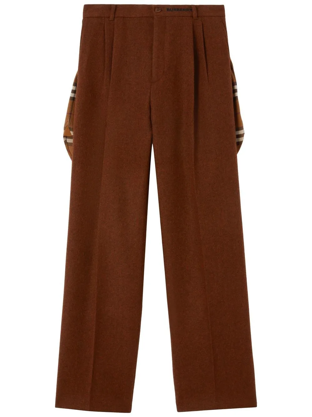 Pleated Wide-Leg Trousers cheap bottoms online shop