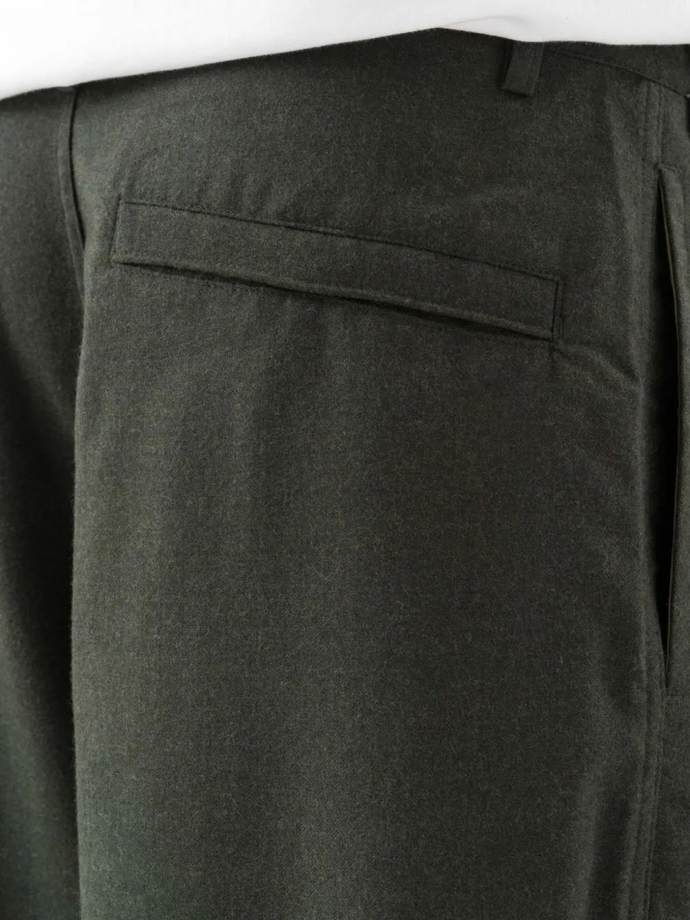 Pleated Wide-Leg Trousers