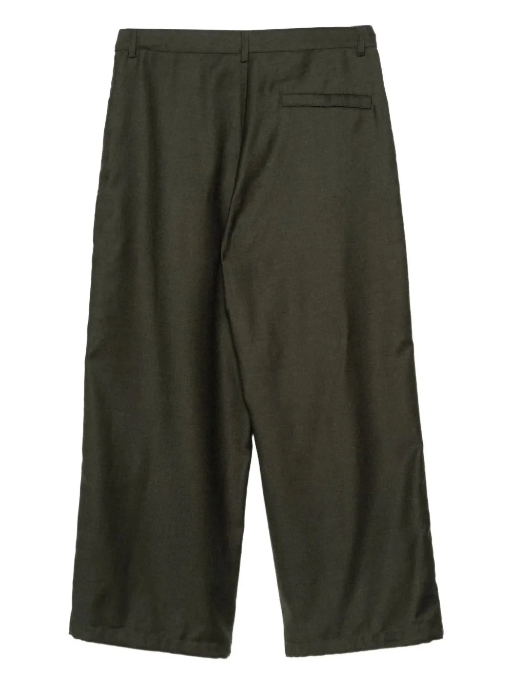 Pleated Wide-Leg Trousers