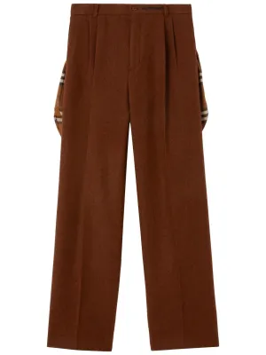 Pleated Wide-Leg Trousers cheap bottoms online shop