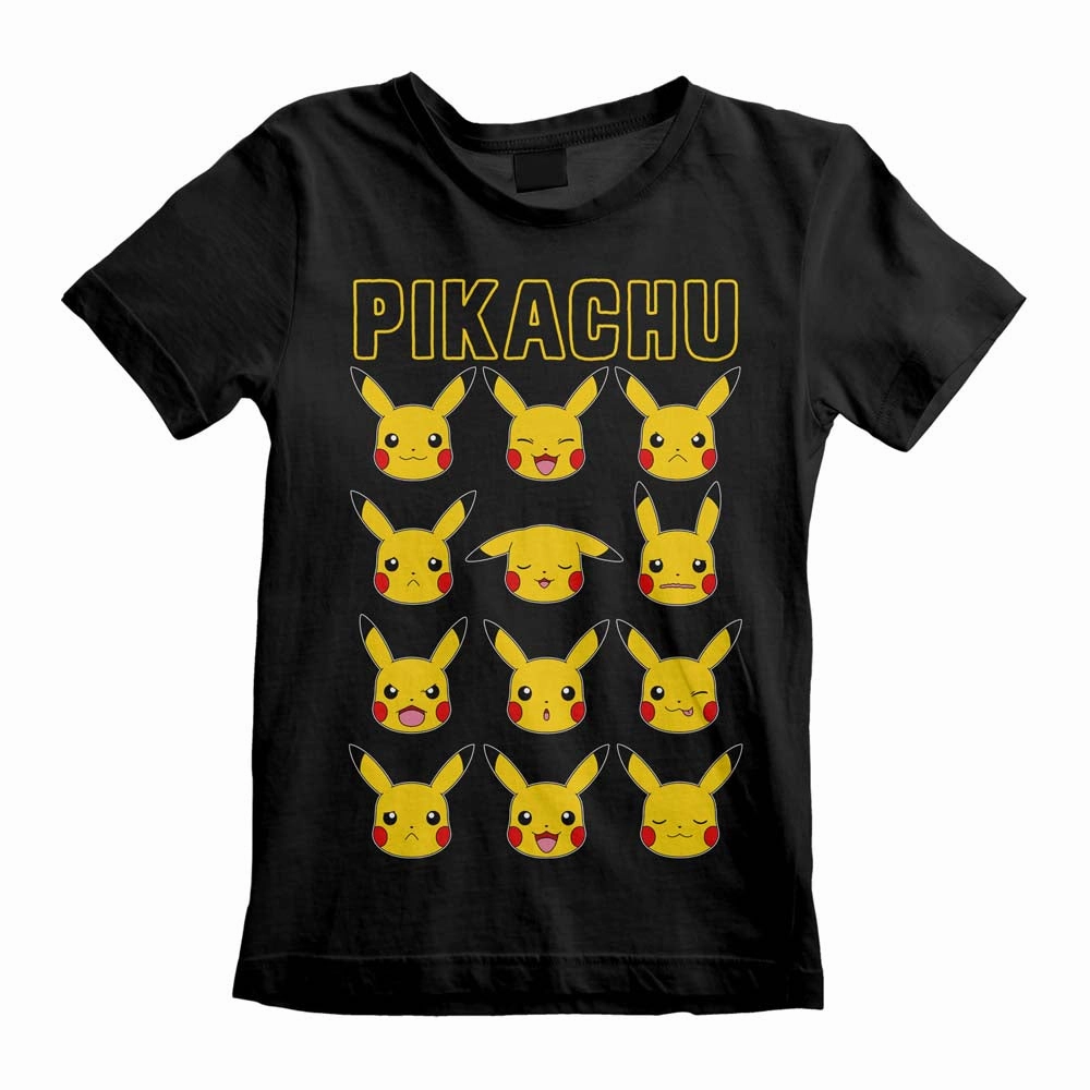 Pokemon Pikachu Faces Kid's T-Shirt boys wear best deals