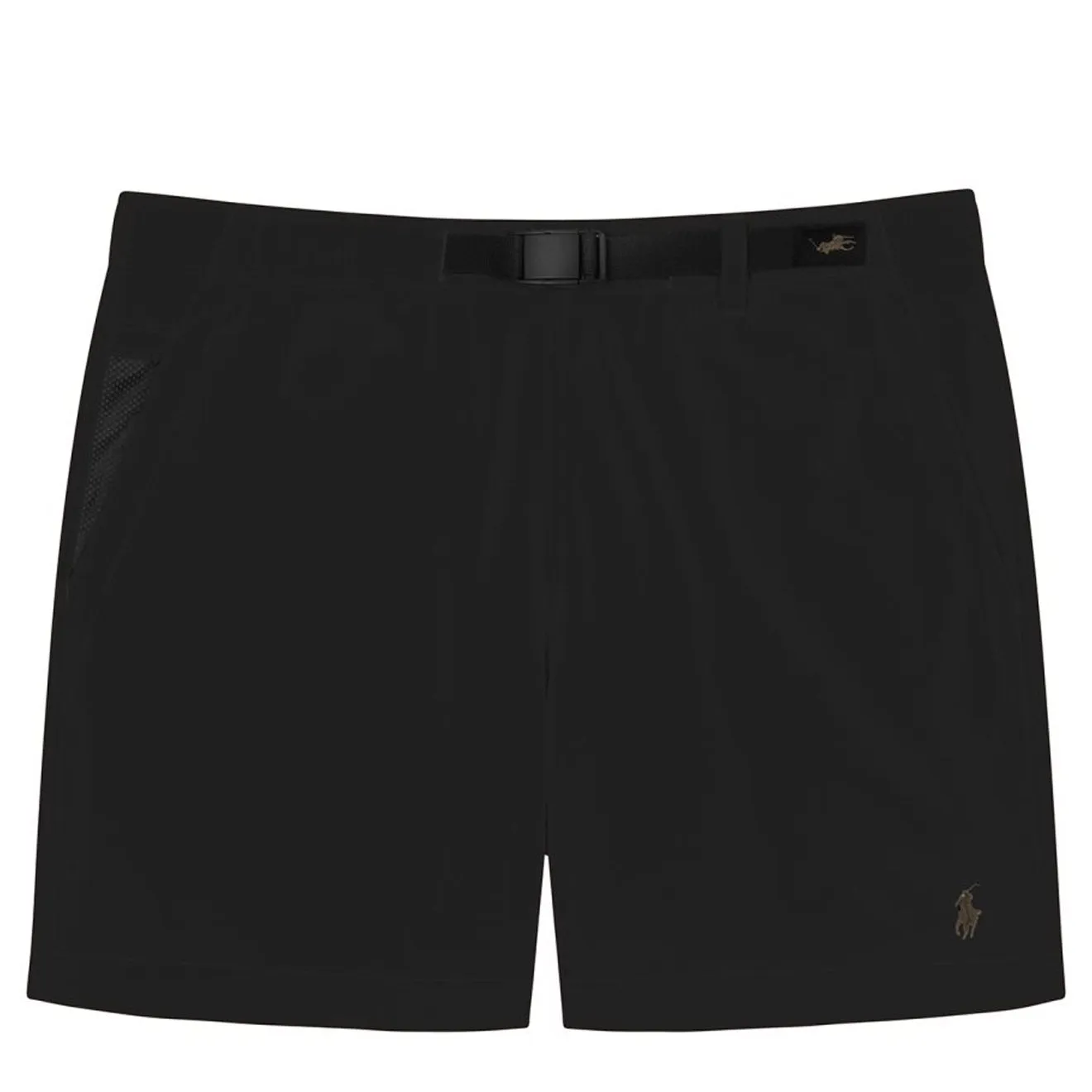 Polo Ralph Lauren 15-cm Classic Fit Water-Resistant Short Black mens shorts outlet store