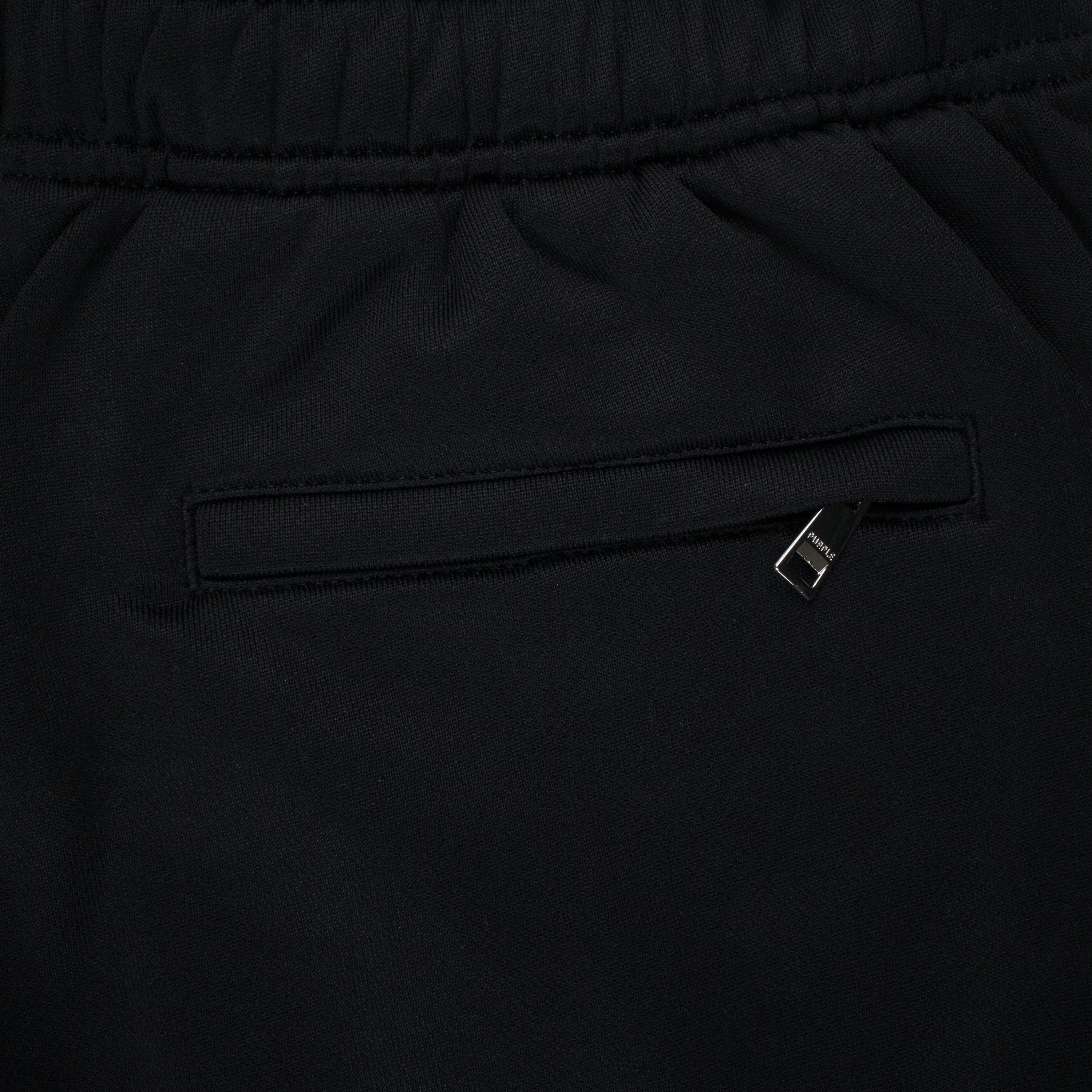 POLY TRICOT TRACK PANT - BLACK 0 TRACK PANTS