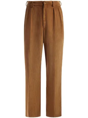 Pressed-Crease Tailored Trousers cheap bottoms online shop
