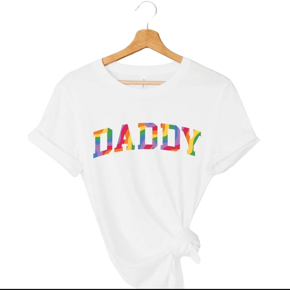 Pride Daddy Rainbow T-Shirt dad hats promo code
