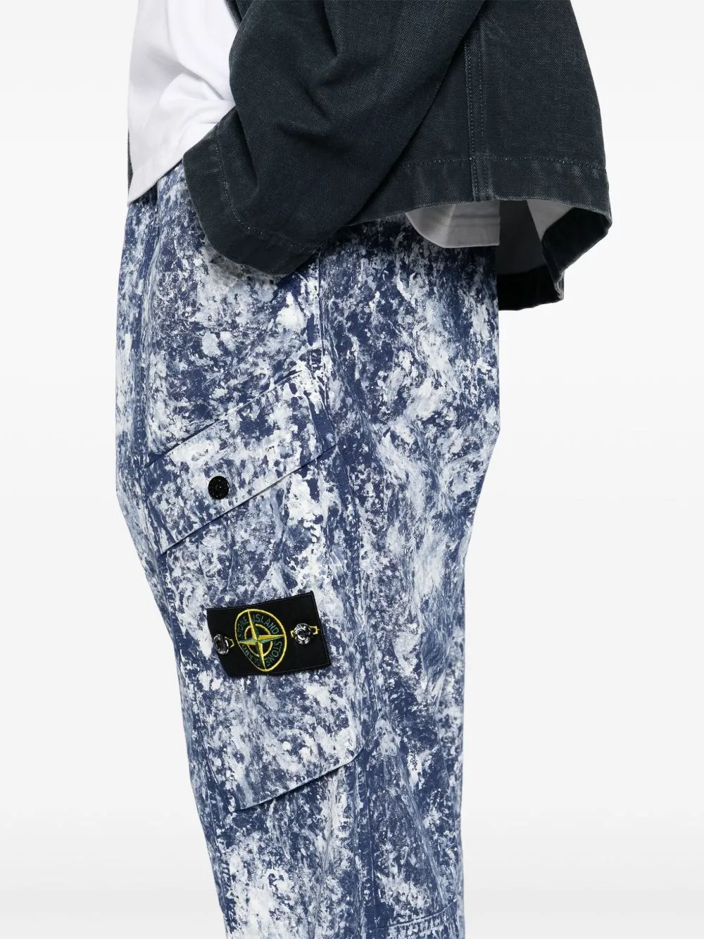 Printed Cargo Pants