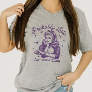 Probably Late Retro Graphic Women's T-shirt pregnancy jeans best price