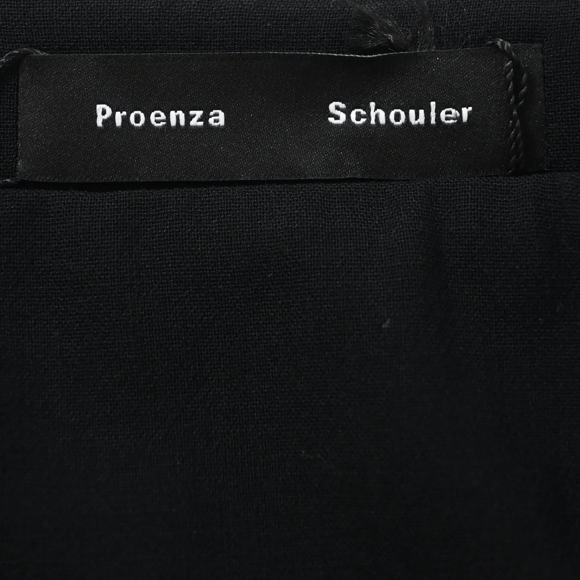 Proenza Schouler Panelled Midi A-Line Skirt in Black Wool
