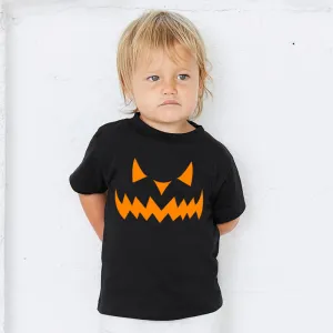 Pumpkin Face Family Matching T-Shirt - Black (MRK X) dad hats promo code