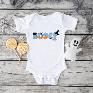 Puppy Dog - Booey Halloween White Baby Vest cheap baby clothes online