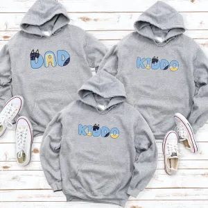 Puppy Dog - Dad and Kiddo Matching Hoodies daddy outfits clearance