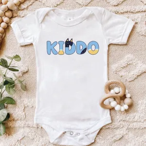 Puppy Dog - Kiddo White Baby Vest cheap baby clothes online