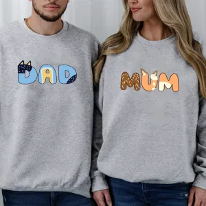 Puppy Dog Parents- Mum & Dad Sweatshirts mum jeans promo