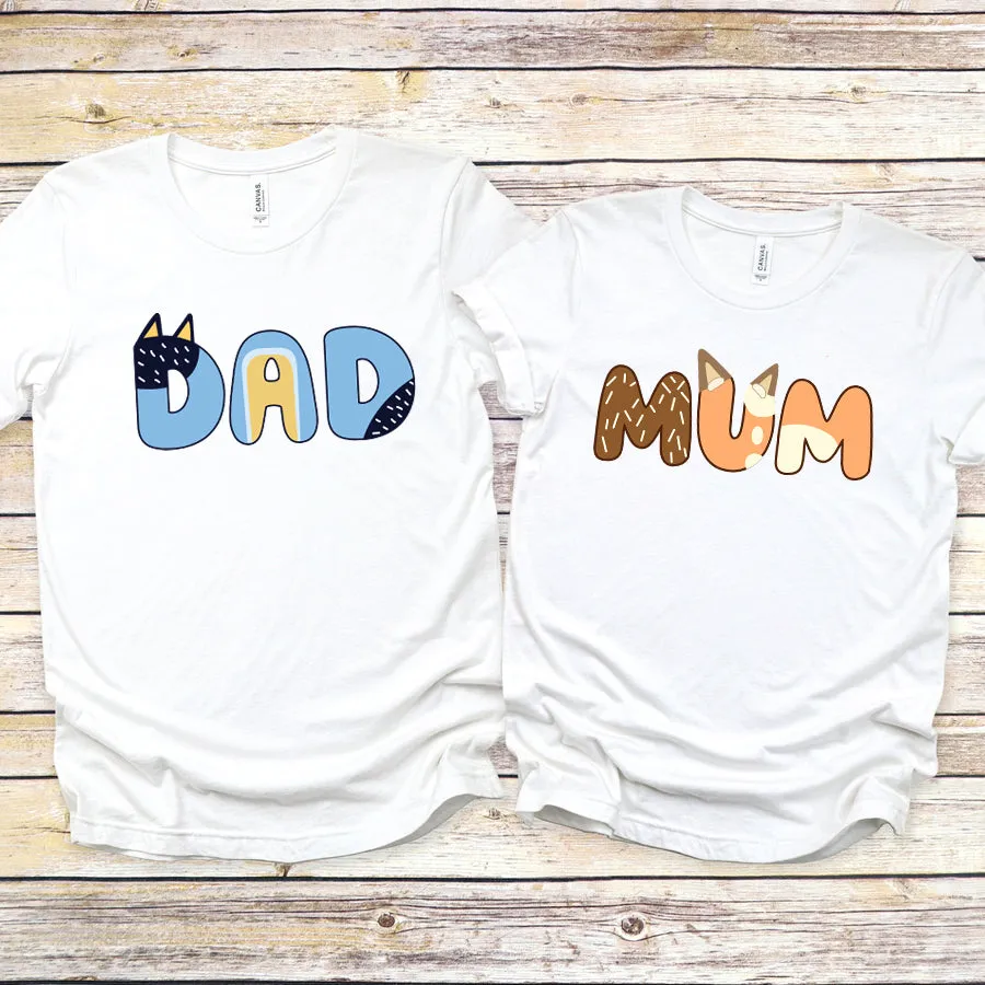 Puppy Dog Parents Parents- Mum & Dad T-Shirts White dad hats promo code