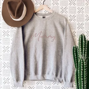 Pure Love- Mummy Script Sweatshirt mum jeans promo