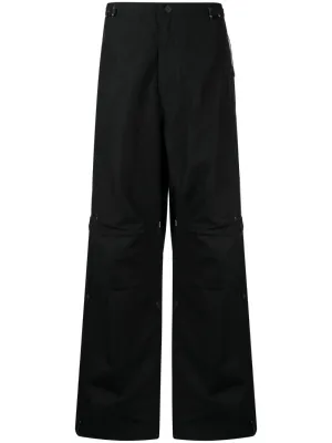 Rabbit-Embroidered Lose-Fit Trousers cheap bottoms online shop