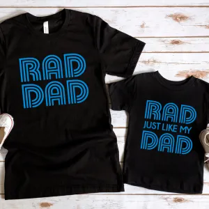 Rad Dad & Just Like Dad Matching T-Shirts fathers day sale outfits