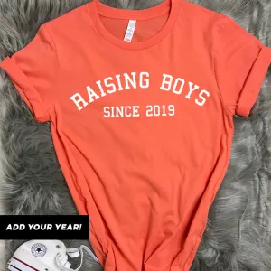 Raising Boys Since College Personalised T-Shirt (MRK X) nursing bras sale