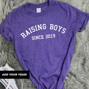 Raising Boys Since College Personalised T-Shirt (MRK X) nursing bras sale