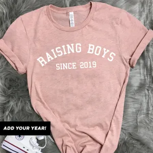 Raising Boys Since College Personalised T-Shirt (MRK X) nursing bras sale