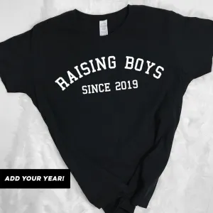 Raising Boys Since College Personalised T-Shirt (MRK X) nursing bras sale