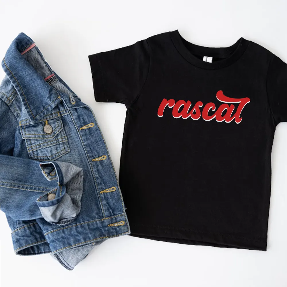 Rascal Retro Kids Black T-shirt girls pajamas promo
