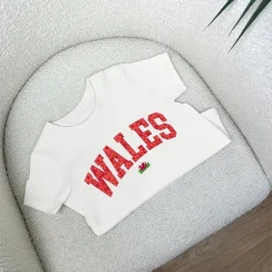 Red Floral Wales Graphic T-Shirt girls jeans best deals