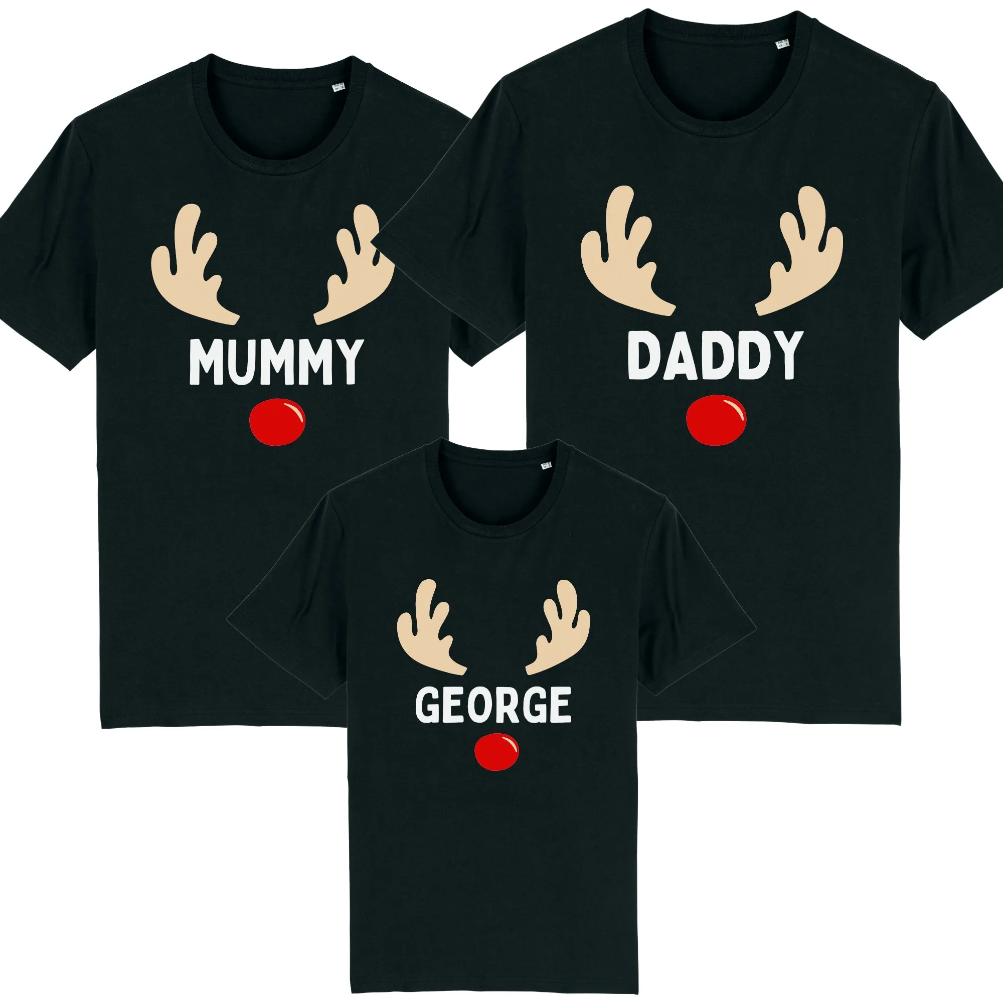 Reindeer Family Matching Christmas T-Shirts dad hats promo code
